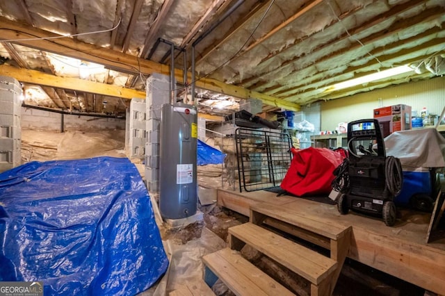 140 Indian Ridge Ct, Waleska, GA 30183 - storage featuring electric water heater