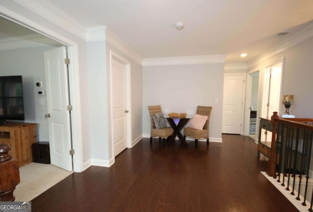 2311 Arnold Palmer Way, Duluth, GA 30096 - dining space with wood finished floors, crown molding, and recessed lighting