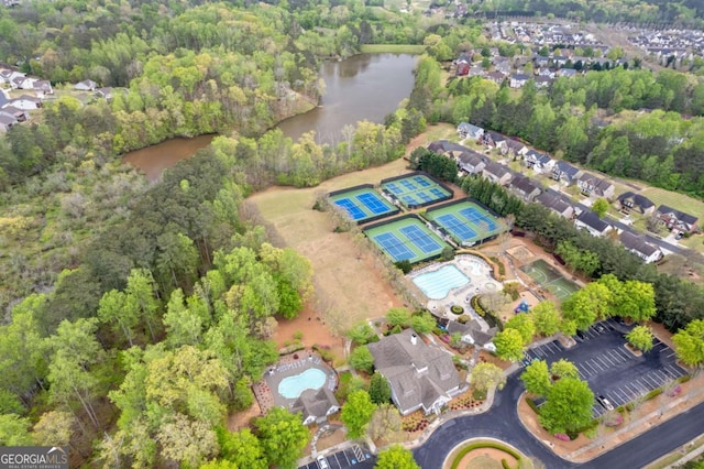 610 Syemore Pass, Canton, GA 30115 - view of property location with a large body of water and a pool area