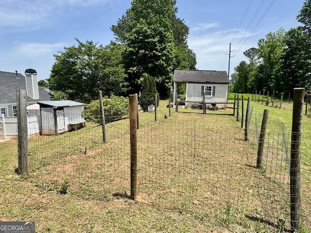 14 Winter Ln, Newnan, GA 30265 - view of yard featuring a storage shed