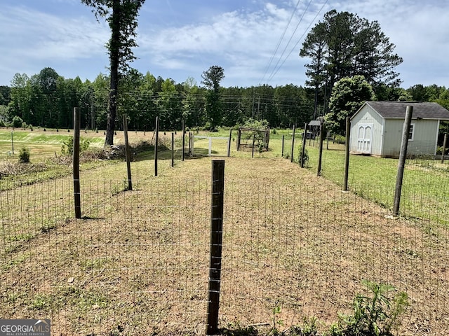14 Winter Ln, Newnan, GA 30265 - view of yard featuring a storage shed