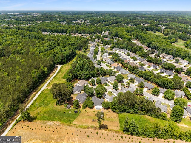 14 Winter Ln, Newnan, GA 30265 - bird's eye view of a heavily wooded area