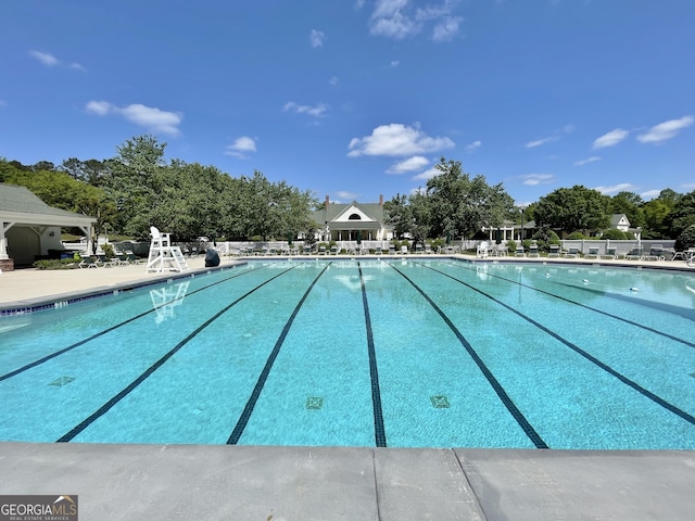 14 Winter Ln, Newnan, GA 30265 - community pool with view of wooded area