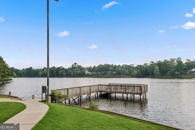 14 Winter Ln, Newnan, GA 30265 - dock area with a water view