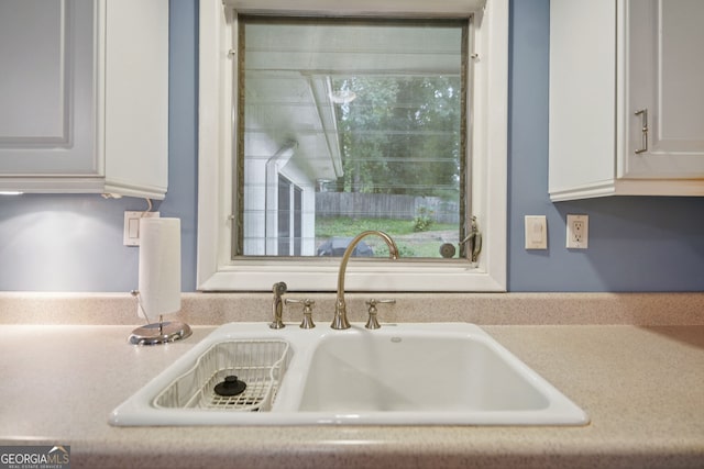 2790 Laurel Ridge Dr, Decatur, GA 30033 - kitchen view of white cabinets and light countertops