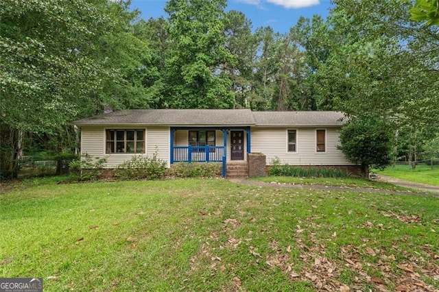 137 Trickum Hills Dr, Woodstock, GA 30188 - single story home with covered porch and a front lawn