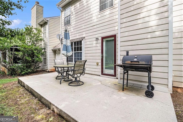 2437 Charleston Pointe Ct SE, Atlanta, GA 30316 - view of patio / terrace with area for grilling