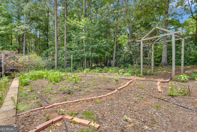 821 Carnellian Ln, Peachtree City, GA 30269 - view of yard featuring a garden