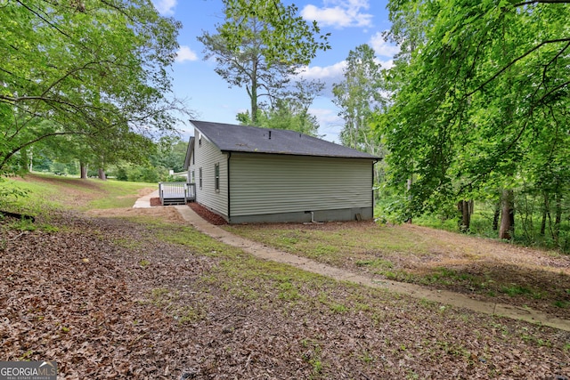 50 Hearthstone Dr, Newnan, GA 30263 - view of home's exterior with crawl space