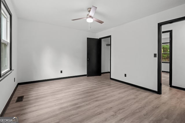 50 Hearthstone Dr, Newnan, GA 30263 - unfurnished room with wood finished floors and a ceiling fan