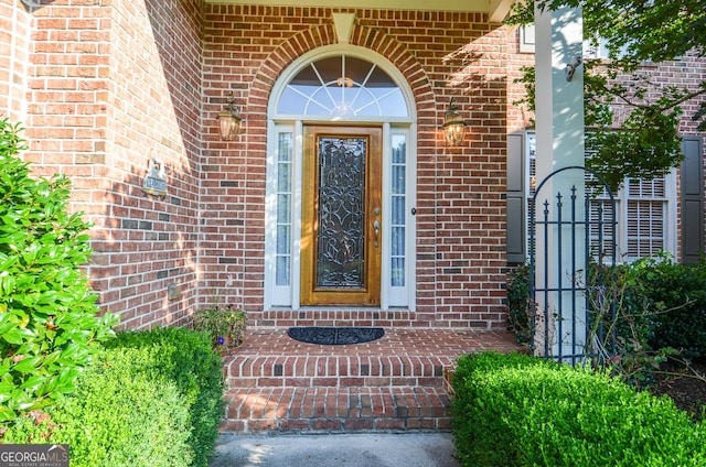 128 Laurel Ridge Dr, Alpharetta, GA 30004 - view of exterior entry with brick siding