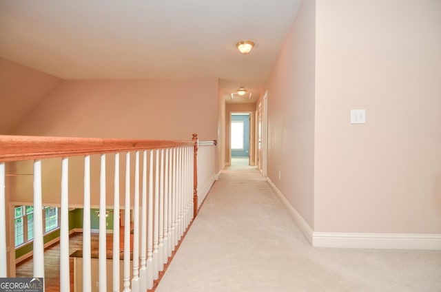 128 Laurel Ridge Dr, Alpharetta, GA 30004 - hallway featuring healthy amount of natural light and light colored carpet
