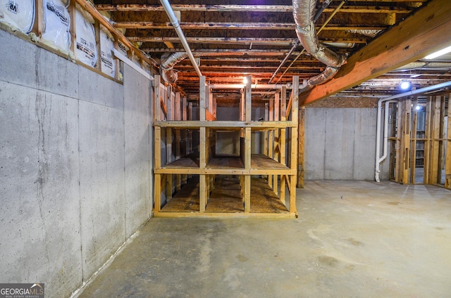 128 Laurel Ridge Dr, Alpharetta, GA 30004 - view of unfinished below grade area