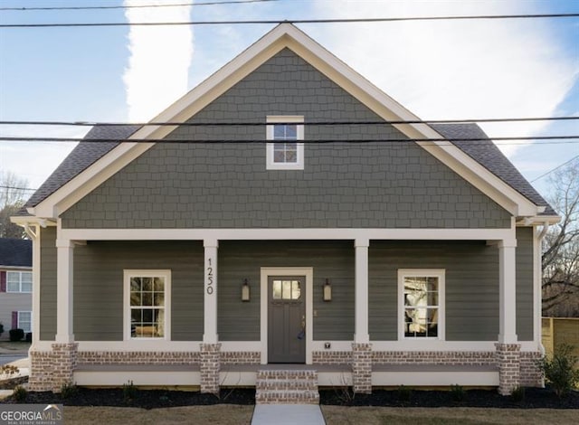 502 Breedlove Dr, Monroe, GA 30655 - view of front of home with a porch and brick siding