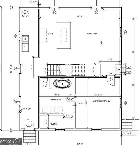 502 Breedlove Dr, Monroe, GA 30655 - view of floor plan / room layout