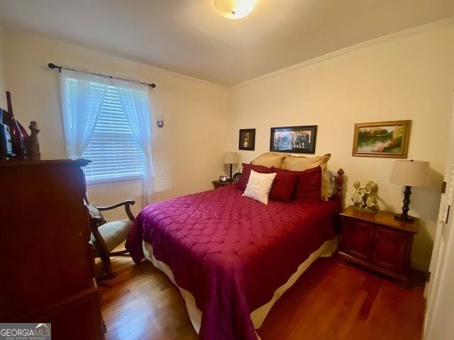 1812 Morgan Cantey Dr, Lanett, AL 36863 - bedroom featuring wood finished floors and crown molding