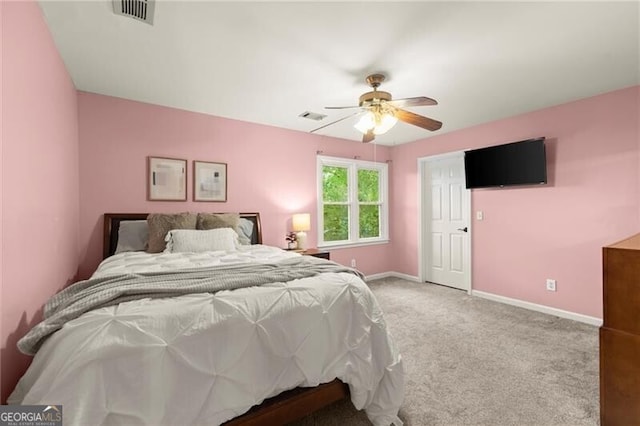 4300 May Apple Dr, Alpharetta, GA 30005 - bedroom featuring carpet and a ceiling fan