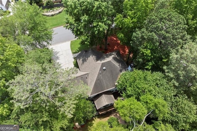 4300 May Apple Dr, Alpharetta, GA 30005 - aerial view of property and surrounding area