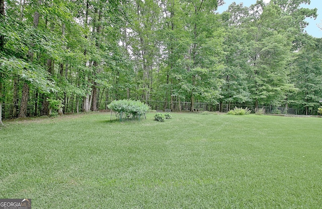 210 Grandchester Way, Fayetteville, GA 30215 - view of yard with a wooded view