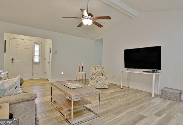 210 Grandchester Way, Fayetteville, GA 30215 - living room featuring light wood-style floors and a ceiling fan