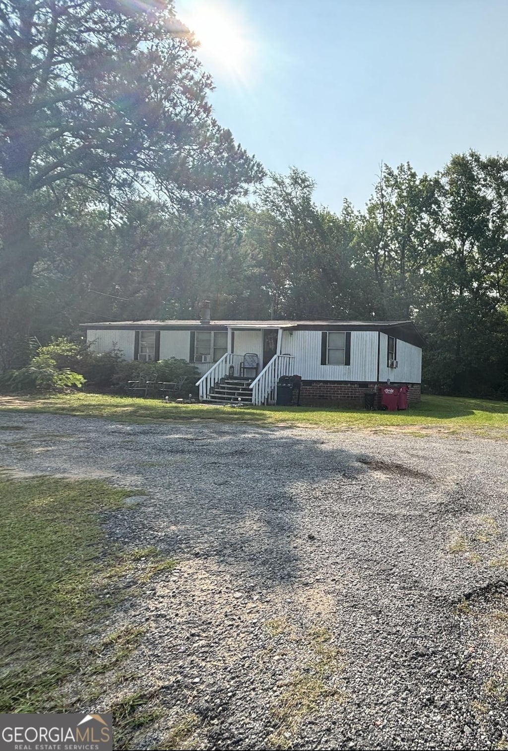 1569 Ga Highway 128, Roberta, GA 31078 - manufactured / mobile home featuring gravel driveway