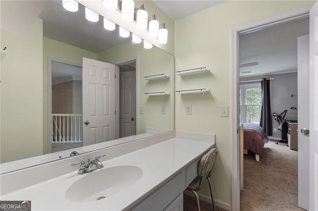 2772 Hillgrove Dr, Dacula, GA 30019 - bathroom with ensuite bathroom and vanity