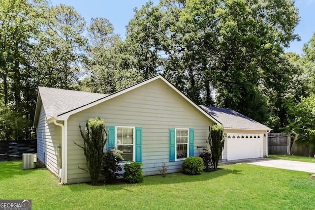1421 Oak Knoll Dr NE, Conyers, GA 30012 - view of front of property featuring an attached garage, driveway, and a shingled roof
