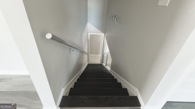 3368 Alhambra Cir, Hampton, GA 30228 - stairs featuring baseboards