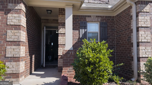 3368 Alhambra Cir, Hampton, GA 30228 - property entrance with brick siding
