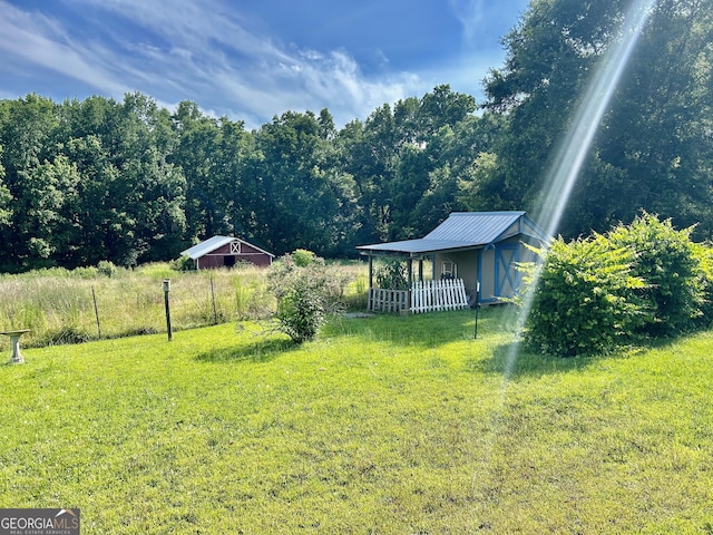4494 Anderson Hwy, Hartwell, GA 30643 - view of yard featuring an outbuilding