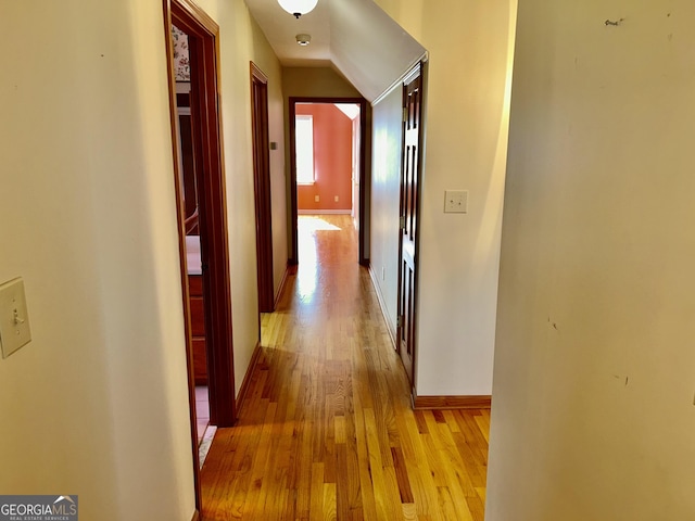 4494 Anderson Hwy, Hartwell, GA 30643 - hallway featuring light wood finished floors