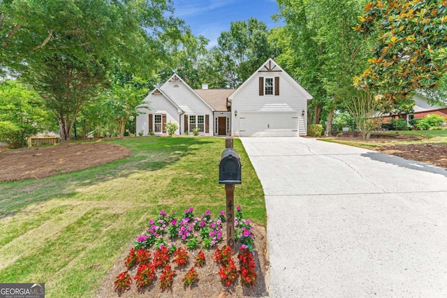 4210 Platinum Ct, Hoschton, GA 30548 - traditional home with concrete driveway and a front yard
