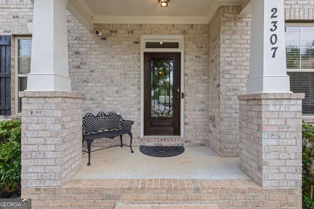 2307 Loughridge Dr, Buford, GA 30519 - entrance to property featuring brick siding