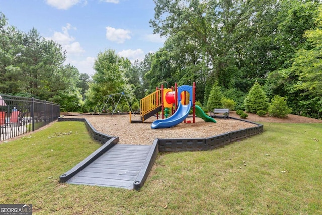 2307 Loughridge Dr, Buford, GA 30519 - community play area with view of wooded area