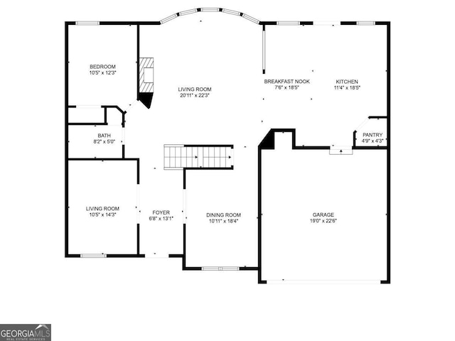 2307 Loughridge Dr, Buford, GA 30519 - view of property floor plan