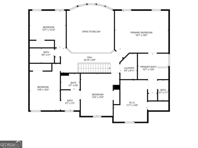 2307 Loughridge Dr, Buford, GA 30519 - view of room layout
