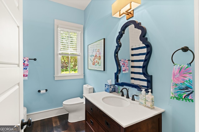 31 Frederica Oaks Ln, Saint Simons, GA 31522 - bathroom with vanity and wood finished floors