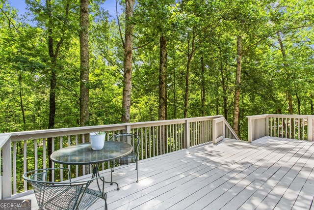 970 Pine Grove Pointe Dr, Roswell, GA 30075 - view of wooden deck