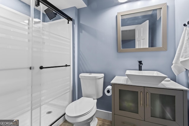 970 Pine Grove Pointe Dr, Roswell, GA 30075 - bathroom with a shower stall and vanity