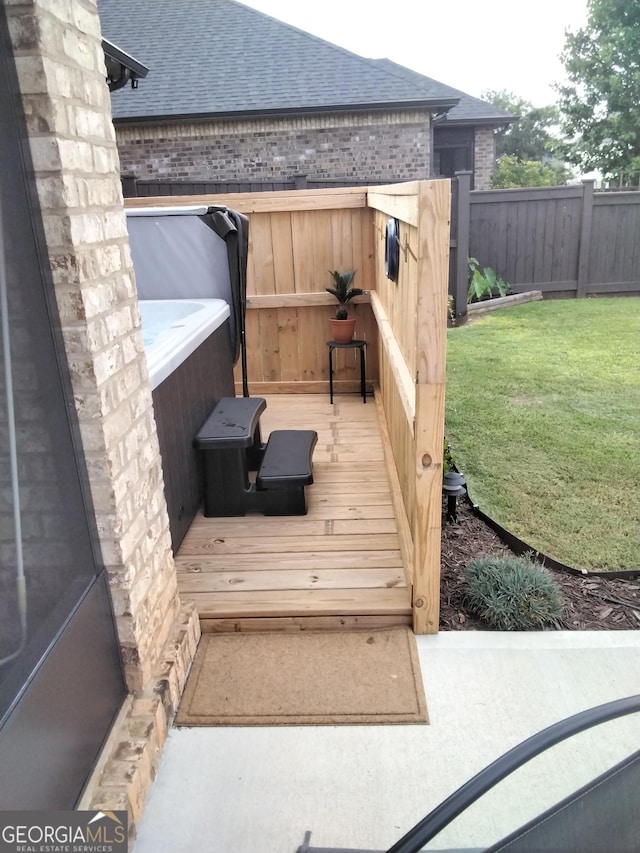 211 Barnyard Way, Perry, GA 31069 - view of wooden terrace