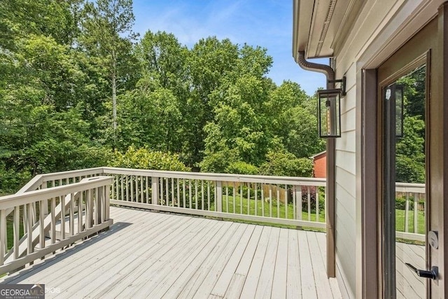3835 Hickory Branch Trl, Suwanee, GA 30024 - view of wooden terrace