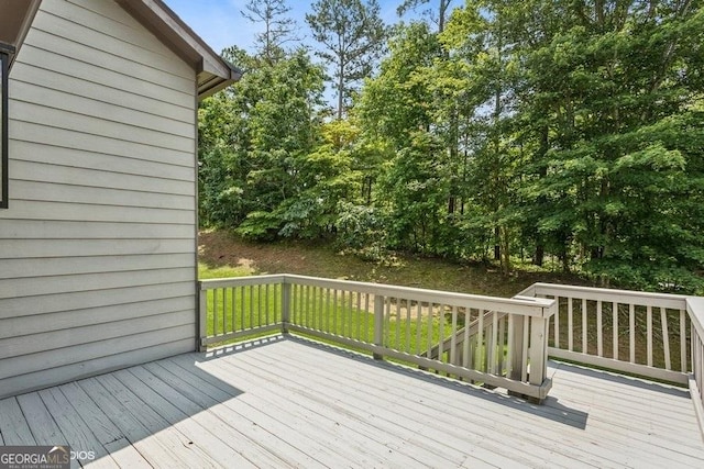 3835 Hickory Branch Trl, Suwanee, GA 30024 - view of wooden deck