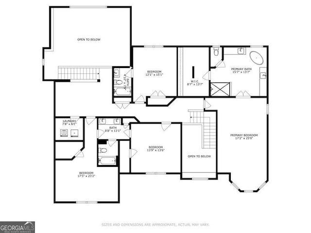 3835 Hickory Branch Trl, Suwanee, GA 30024 - view of property floor plan