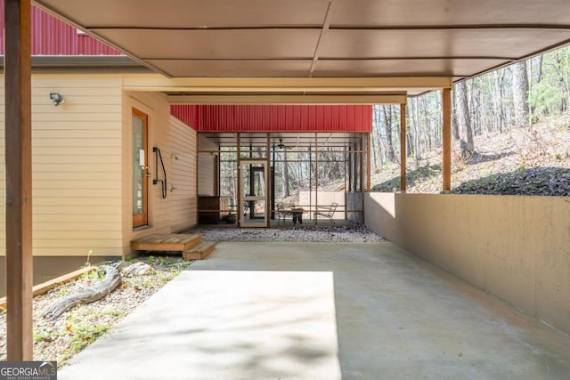 40 Pond Path, Ellijay, GA 30536 - view of exterior entry with a carport