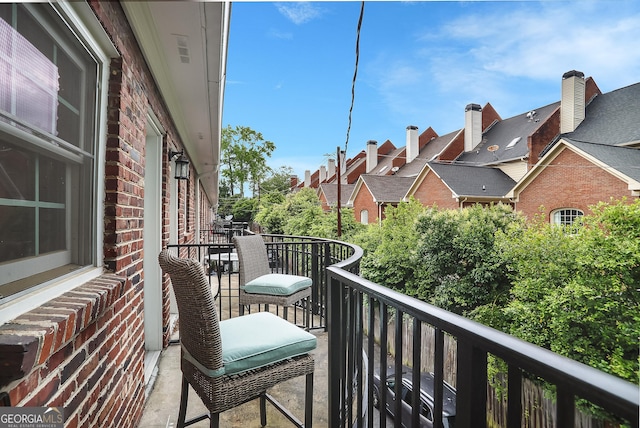3675 Peachtree Rd NE Apt 24, Atlanta, GA 30319 - view of balcony