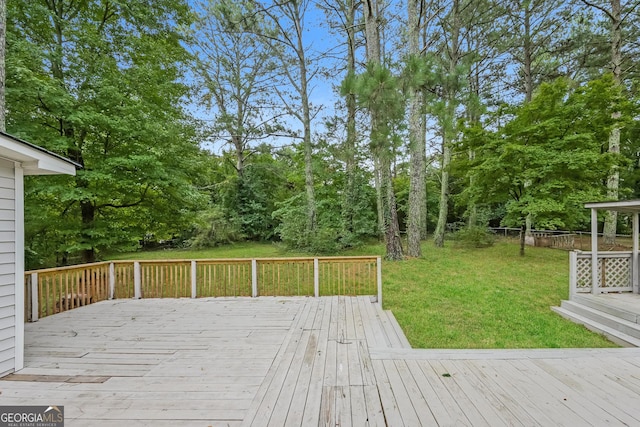 2090 Blackberry Ln, Auburn, GA 30011 - wooden terrace featuring a yard