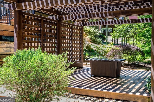 4569 Fountain Dr, Marietta, GA 30067 - view of patio featuring a pergola