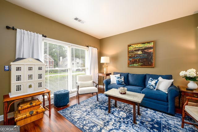 1767 Tidewell Trce, Lawrenceville, GA 30043 - living area featuring wood finished floors