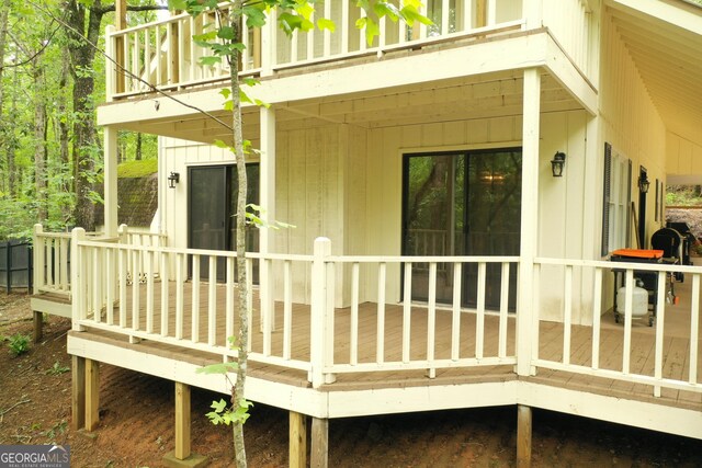 317 Running Deer Rd, Cleveland, GA 30528 - view of deck