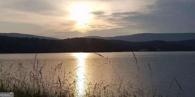 186 Wolverine Dr, Waleska, GA 30183 - water view with a mountainous background